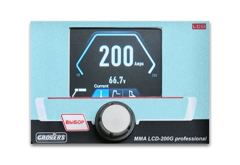 Инвертор сварочный MMA LCD-200 G GROVERS professional